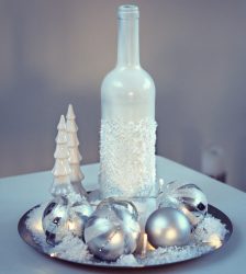 Garrafas de decoupage para o Ano Novo (mais de 170 fotos). Jóias DIY. Novas ideias e workshops