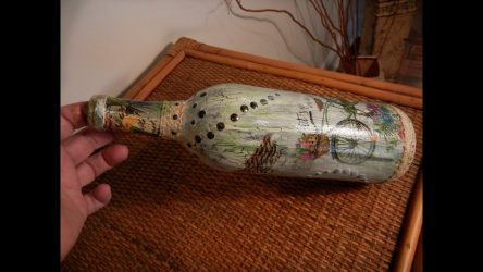 Garrafas de decoupage para o Ano Novo (mais de 170 fotos). Jóias DIY. Novas ideias e workshops