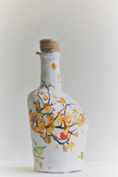Garrafas de decoupage para o Ano Novo (mais de 170 fotos). Jóias DIY. Novas ideias e workshops