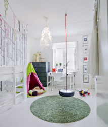 Branco das crianças: Como arrumar um quarto para que ele não pareça chato? Regras de combinação para interiores elegantes (mais de 140 fotografias)