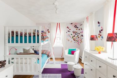 O que deve ser quarto das crianças (310+ fotos): Escolhendo papel de parede, piso, teto, berço