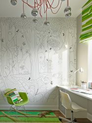 O que deve ser quarto das crianças (310+ fotos): Escolhendo papel de parede, piso, teto, berço