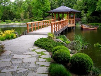 Paisagismo para o jardim faça você mesmo (mais de 185 fotos). Estilos que você deve conhecer