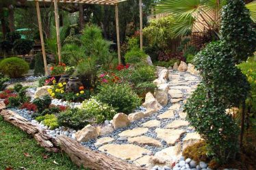 Paisagismo para o jardim faça você mesmo (mais de 185 fotos). Estilos que você deve conhecer