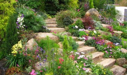Paisagismo para o jardim faça você mesmo (mais de 185 fotos). Estilos que você deve conhecer