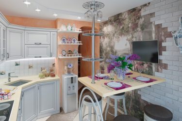 Como abordar o projeto de uma cozinha moderna de 12 metros quadrados? 190+ Fotos de idéias reais (angulares, retangulares, layouts quadrados)