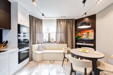Como abordar o projeto de uma cozinha moderna de 12 metros quadrados? 190+ Fotos de idéias reais (angulares, retangulares, layouts quadrados)