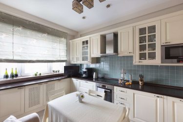 Como abordar o projeto de uma cozinha moderna de 12 metros quadrados? 190+ Fotos de idéias reais (angulares, retangulares, layouts quadrados)