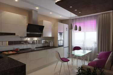 Como abordar o projeto de uma cozinha moderna de 12 metros quadrados? 190+ Fotos de idéias reais (angulares, retangulares, layouts quadrados)
