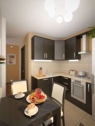 Como abordar o projeto de uma cozinha moderna de 12 metros quadrados? 190+ Fotos de idéias reais (angulares, retangulares, layouts quadrados)