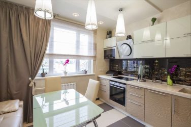 Como abordar o projeto de uma cozinha moderna de 12 metros quadrados? 190+ Fotos de idéias reais (angulares, retangulares, layouts quadrados)