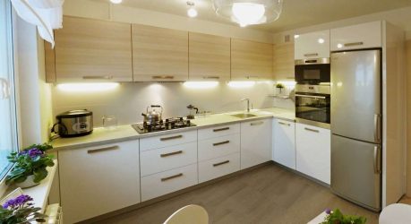 Como abordar o projeto de uma cozinha moderna de 12 metros quadrados? 190+ Fotos de idéias reais (angulares, retangulares, layouts quadrados)