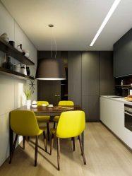 Como abordar o projeto de uma cozinha moderna de 12 metros quadrados? 190+ Fotos de idéias reais (angulares, retangulares, layouts quadrados)