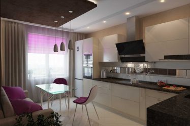 Como abordar o projeto de uma cozinha moderna de 12 metros quadrados? 190+ Fotos de idéias reais (angulares, retangulares, layouts quadrados)