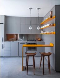 220+ fotos Novo design de cozinha 9 m2: design funcional e conciso