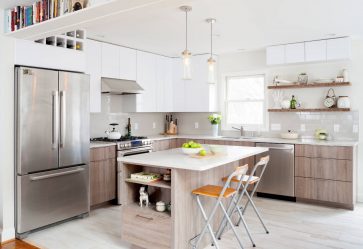 220+ fotos Novo design de cozinha 9 m2: design funcional e conciso
