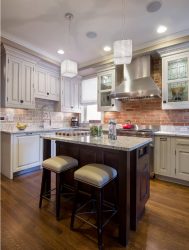220+ fotos Novo design de cozinha 9 m2: design funcional e conciso