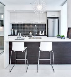 220+ fotos Novo design de cozinha 9 m2: design funcional e conciso