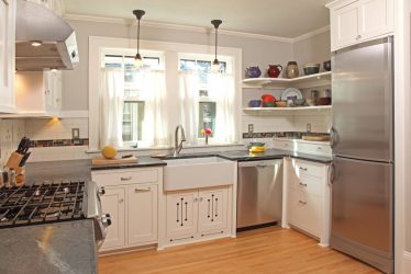 220+ fotos Novo design de cozinha 9 m2: design funcional e conciso
