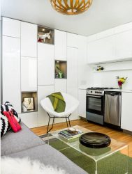 220+ fotos Novo design de cozinha 9 m2: design funcional e conciso