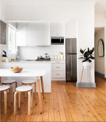 220+ fotos Novo design de cozinha 9 m2: design funcional e conciso
