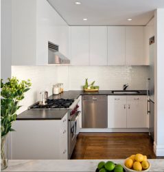 220+ fotos Novo design de cozinha 9 m2: design funcional e conciso