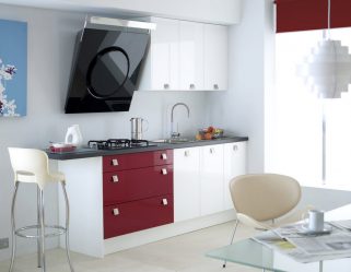 220+ fotos Novo design de cozinha 9 m2: design funcional e conciso