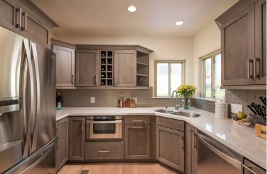 220+ fotos Novo design de cozinha 9 m2: design funcional e conciso