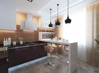 Como abordar o projeto de uma cozinha moderna de 12 metros quadrados? 190+ Fotos de idéias reais (angulares, retangulares, layouts quadrados)