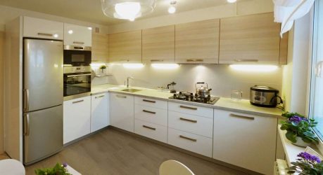 Como abordar o projeto de uma cozinha moderna de 12 metros quadrados? 190+ Fotos de idéias reais (angulares, retangulares, layouts quadrados)