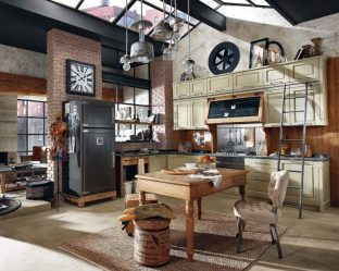 Brilho das cores e simplicidade do Interior: Design no estilo do Loft (170+ fotos)