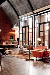 Brilho das cores e simplicidade do Interior: Design no estilo do Loft (170+ fotos)