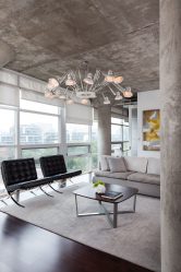 Brilho das cores e simplicidade do Interior: Design no estilo do Loft (170+ fotos)