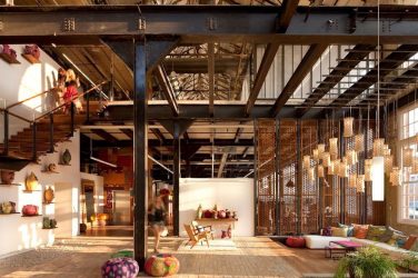 Brilho das cores e simplicidade do Interior: Design no estilo do Loft (170+ fotos)