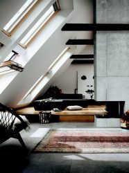 Brilho das cores e simplicidade do Interior: Design no estilo do Loft (170+ fotos)