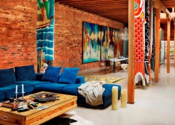 Brilho das cores e simplicidade do Interior: Design no estilo do Loft (170+ fotos)