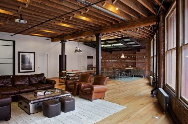 Brilho das cores e simplicidade do Interior: Design no estilo do Loft (170+ fotos)