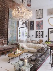 Brilho das cores e simplicidade do Interior: Design no estilo do Loft (170+ fotos)
