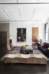 Brilho das cores e simplicidade do Interior: Design no estilo do Loft (170+ fotos)