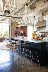 Brilho das cores e simplicidade do Interior: Design no estilo do Loft (170+ fotos)
