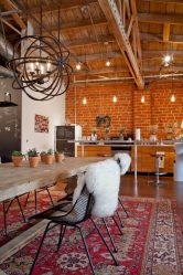 Brilho das cores e simplicidade do Interior: Design no estilo do Loft (170+ fotos)