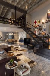 Brilho das cores e simplicidade do Interior: Design no estilo do Loft (170+ fotos)
