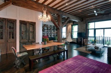 Brilho das cores e simplicidade do Interior: Design no estilo do Loft (170+ fotos)