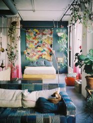 Brilho das cores e simplicidade do Interior: Design no estilo do Loft (170+ fotos)