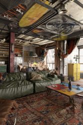 Brilho das cores e simplicidade do Interior: Design no estilo do Loft (170+ fotos)