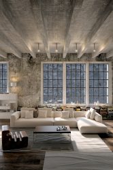 Brilho das cores e simplicidade do Interior: Design no estilo do Loft (170+ fotos)