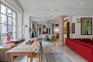Brilho das cores e simplicidade do Interior: Design no estilo do Loft (170+ fotos)
