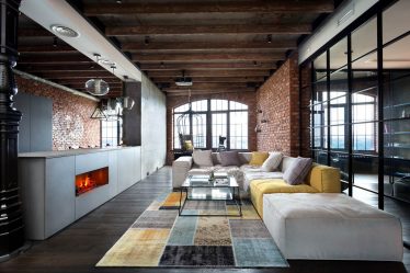 Brilho das cores e simplicidade do Interior: Design no estilo do Loft (170+ fotos)