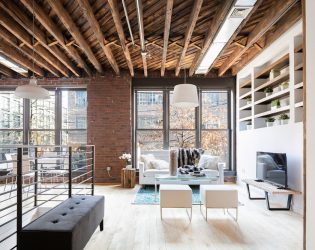 Brilho das cores e simplicidade do Interior: Design no estilo do Loft (170+ fotos)