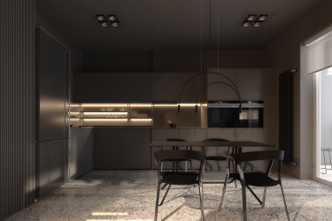 235 + Design Fotos em cores escuras: Dark or Cozy? Excepcionalmente elegante e moderno interior (quarto, sala, cozinha, banheiro)